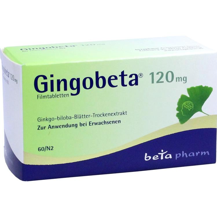 GINGOBETA 120 mg Filmtabletten 60 St