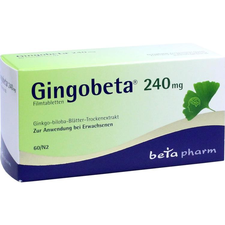 GINGOBETA 240 mg Filmtabletten 60 St