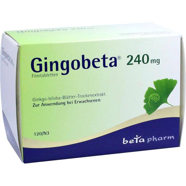 GINGOBETA 240 mg Filmtabletten 120 St