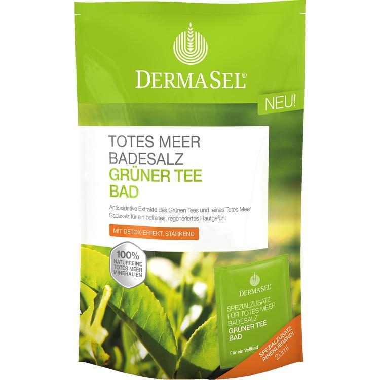 DERMASEL Totes Meer Badesalz+grüner Tee 1 P