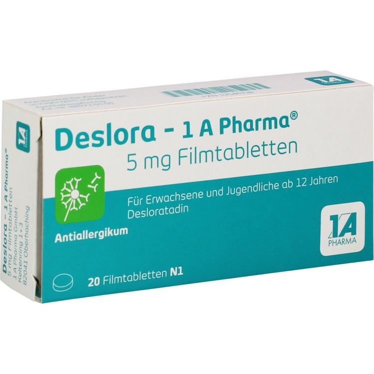 DESLORA-1A Pharma 5 mg Filmtabletten 20 St