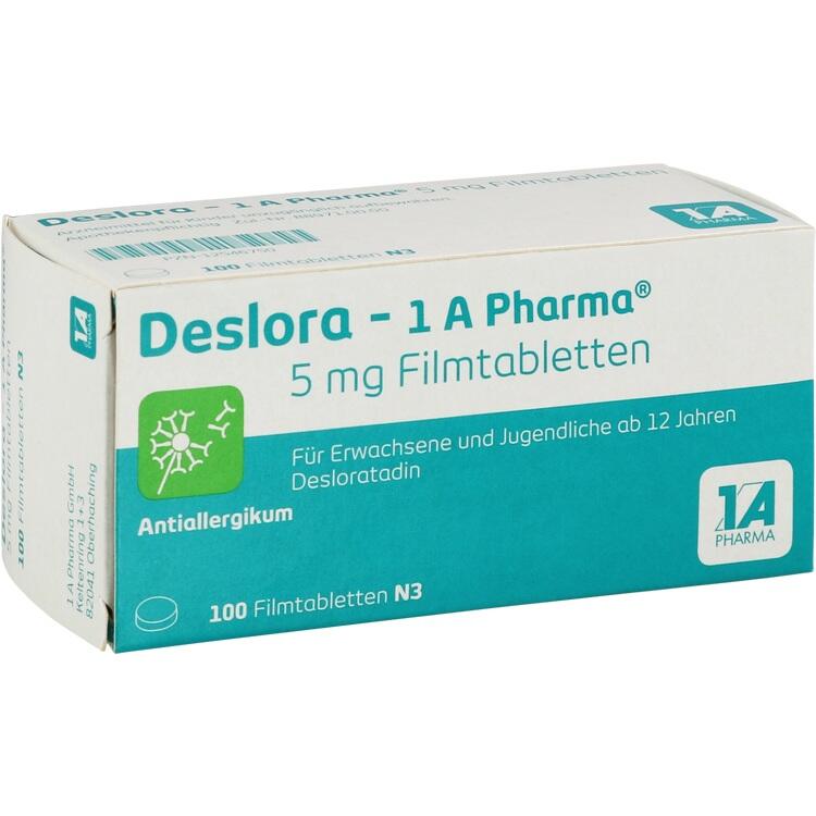 DESLORA-1A Pharma 5 mg Filmtabletten 100 St