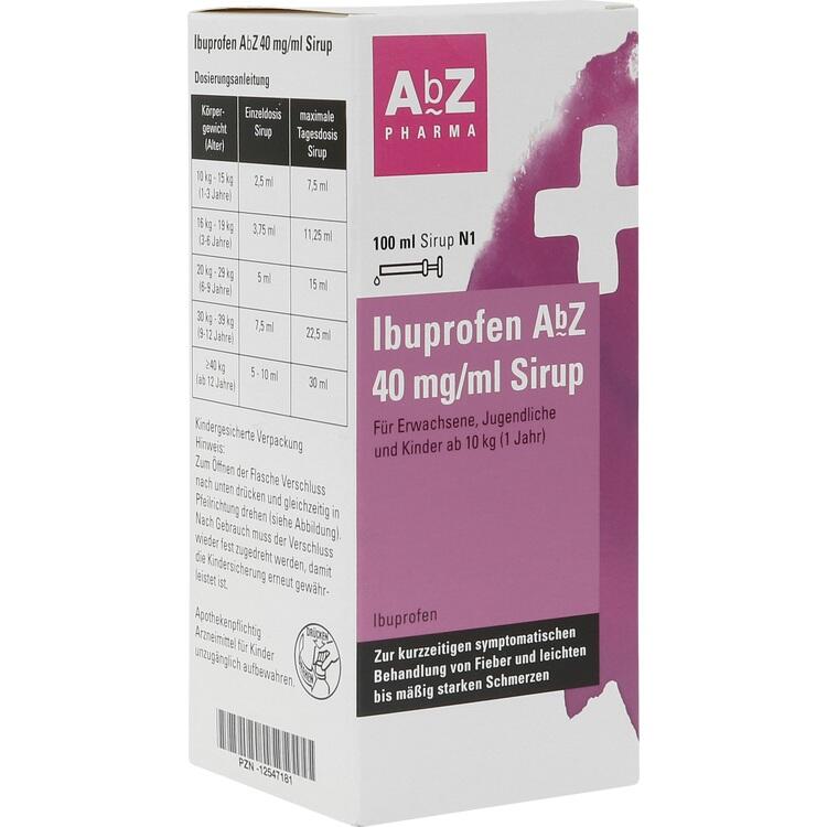 IBUPROFEN AbZ 40 mg/ml Sirup 100 ml