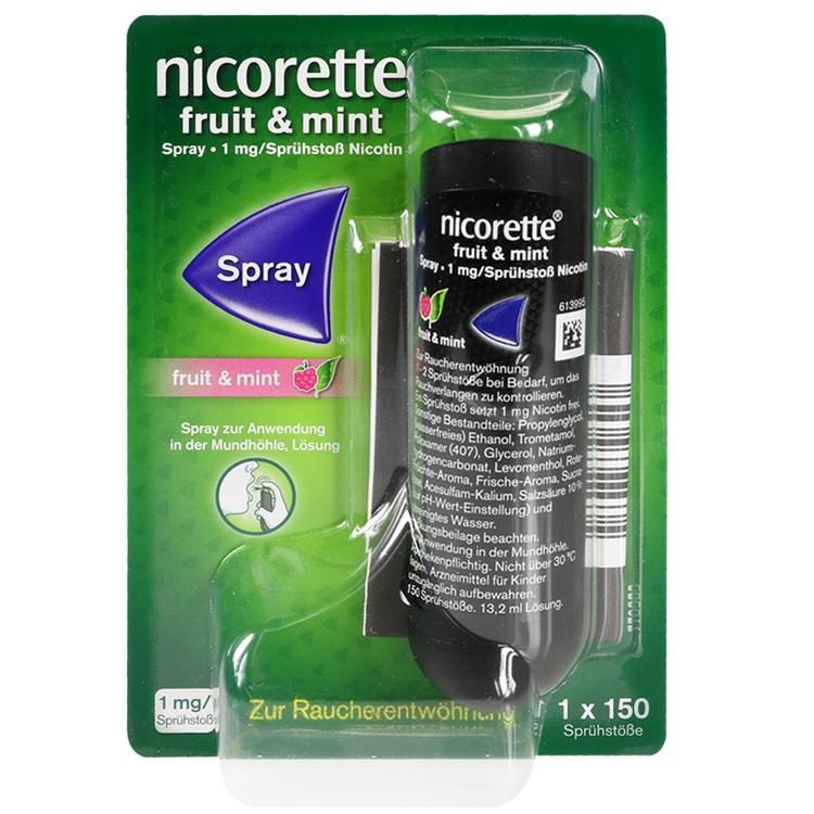 NICORETTE Fruit & Mint Spray 1 mg/Sprühstoß 150 Sp