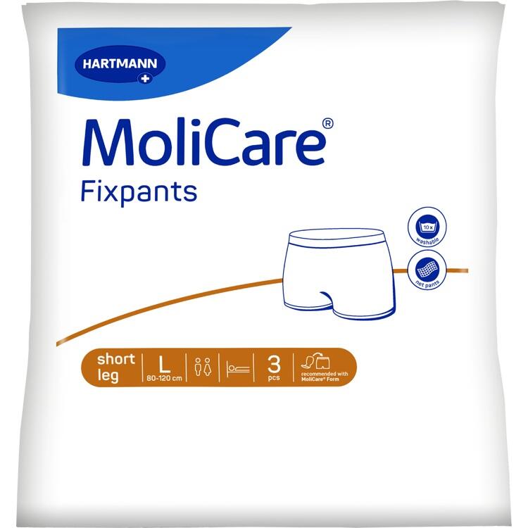 MOLICARE Fixpants short leg Gr.L 3 St