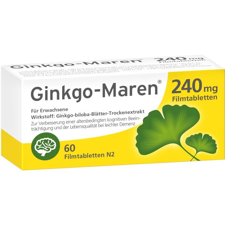 GINKGO-MAREN 240 mg Filmtabletten 60 St