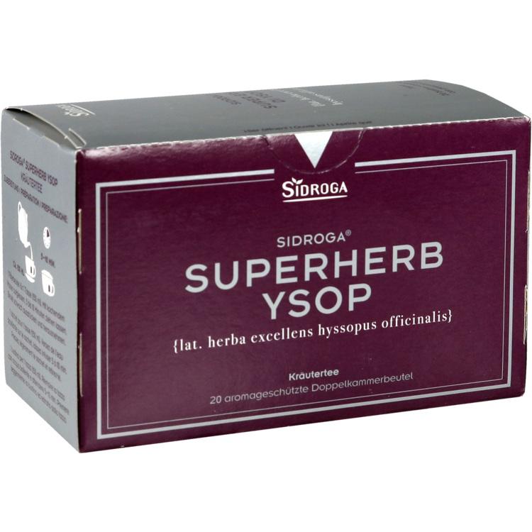 SIDROGA Superherb Ysop Filterbeutel 20X1.5 g