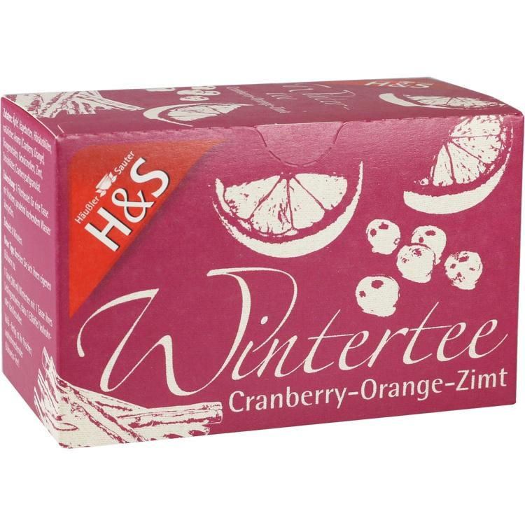 H&S Wintertee Cranberry-Orange-Zimt Filterbeutel 20X2.0 g