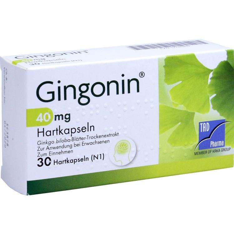 GINGONIN 40 mg Hartkapseln 30 St