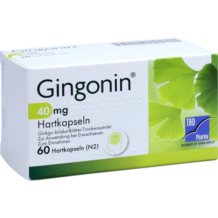 GINGONIN 40 mg Hartkapseln 60 St