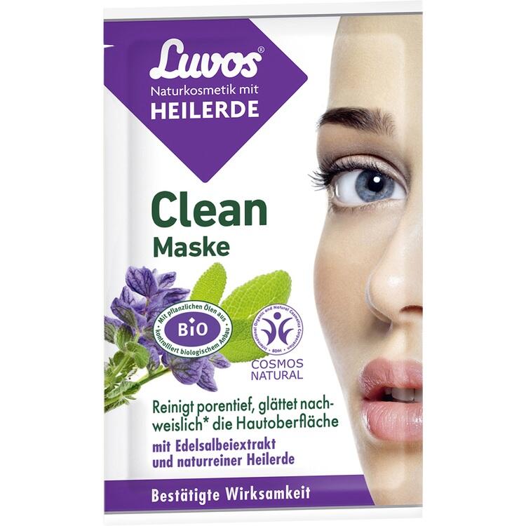 LUVOS Heilerde Clean-Maske Naturkosmetik 2X7.5 ml