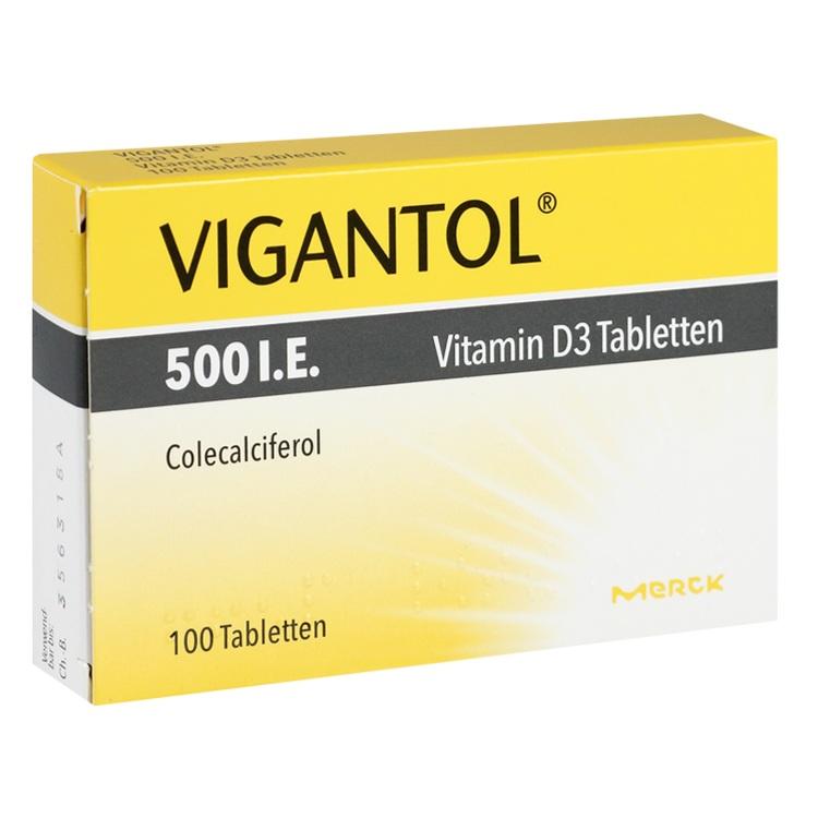 VIGANTOL 500 I.E. Vitamin D3 Tabletten 100 St