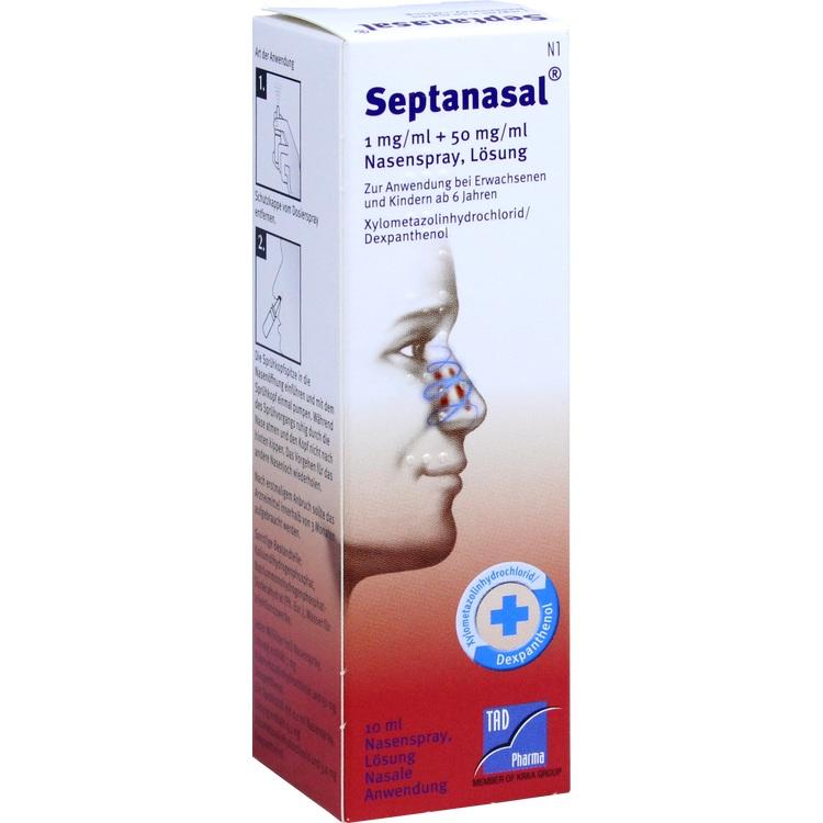 SEPTANASAL 1 mg/ml + 50 mg/ml Nasenspray 10 ml