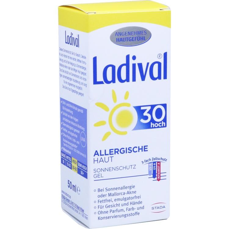 LADIVAL allergische Haut Gel LSF 30 50 ml
