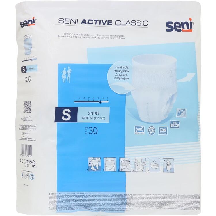 SENI Active Classic Inkontinenzslip Einmal S 30 St