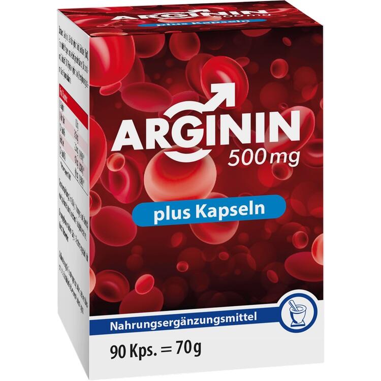 ARGININ 500 mg Plus Kapseln 90 St