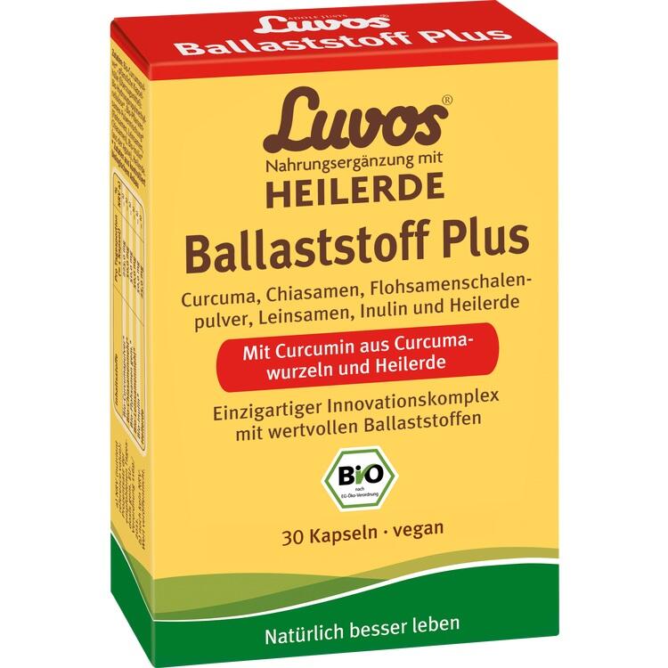 LUVOS Heilerde Bio Ballaststoff Plus Kapseln 30 St