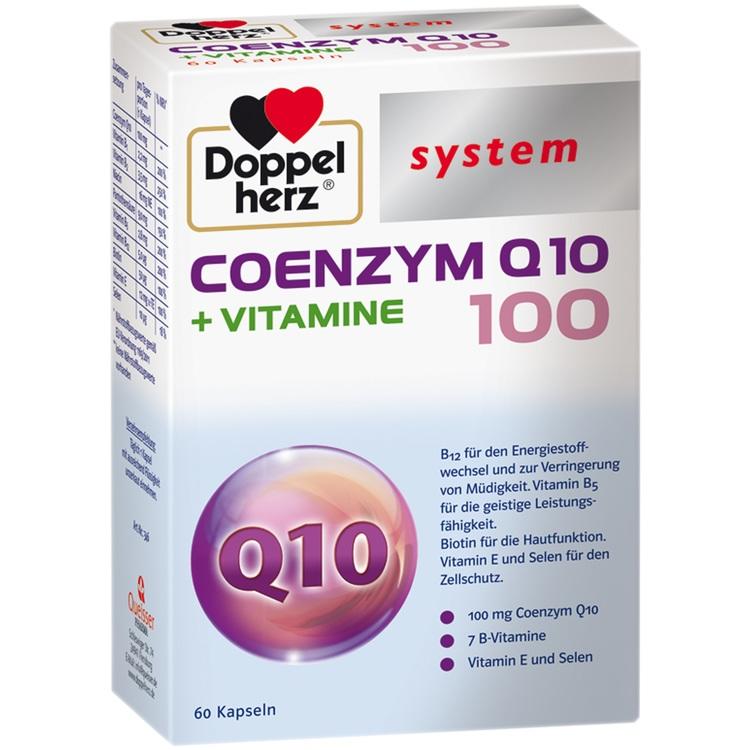 DOPPELHERZ Coenzym Q10 100+Vitamine system Kapseln 60 St