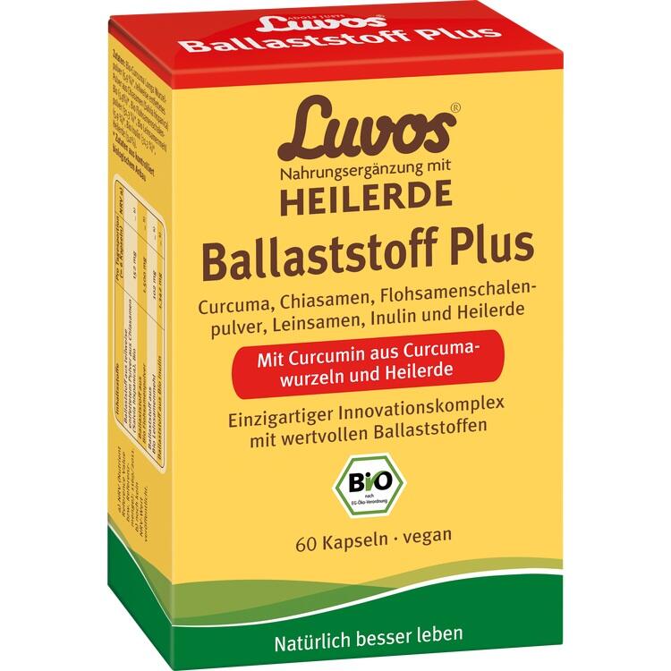 LUVOS Heilerde Bio Ballaststoff Plus Kapseln 60 St