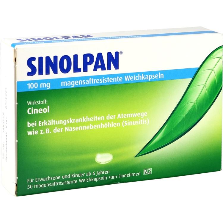 SINOLPAN 100 mg magensaftresistente Weichkapseln 50 St