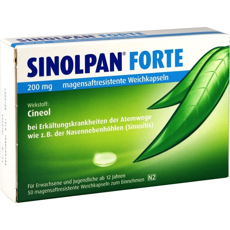 SINOLPAN forte 200 mg magensaftres.Weichkapseln 50 St