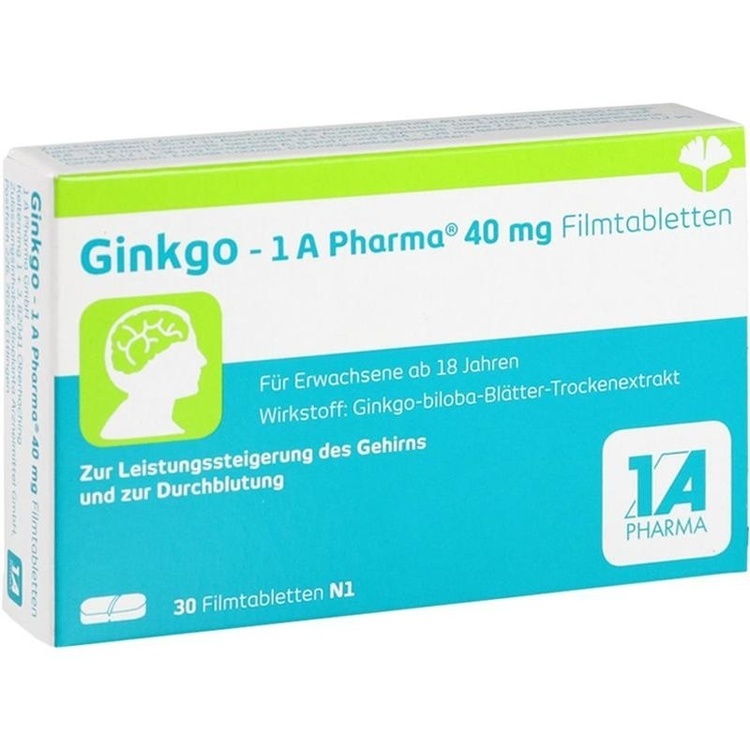 GINKGO-1A Pharma 40 mg Filmtabletten 30 St