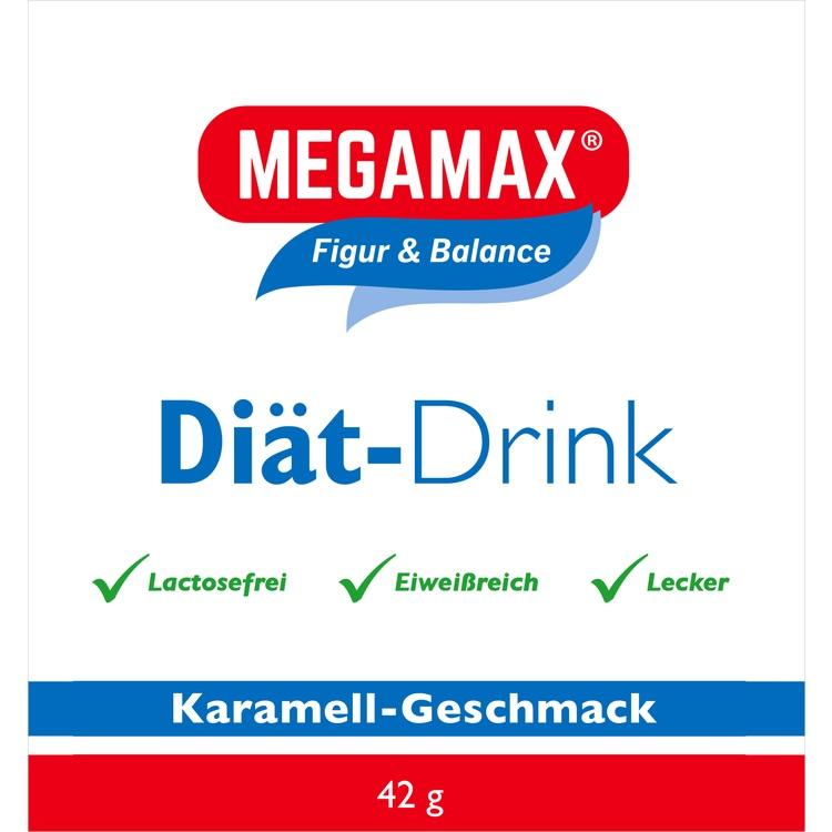 MEGAMAX Diät Drink Karamell Einzelport.Pulver 42 g