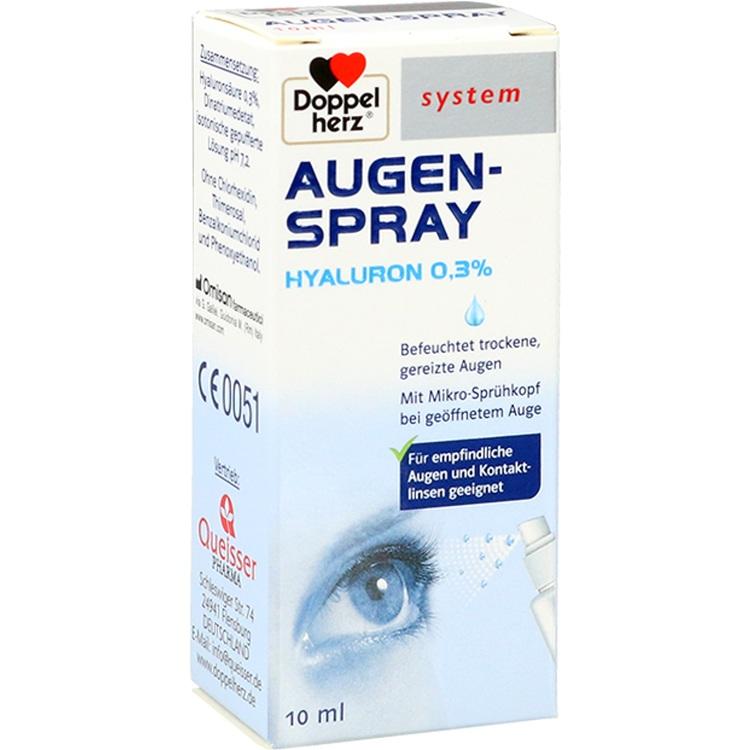 DOPPELHERZ Augen-Spray Hyaluron 0,3% system 10 ml