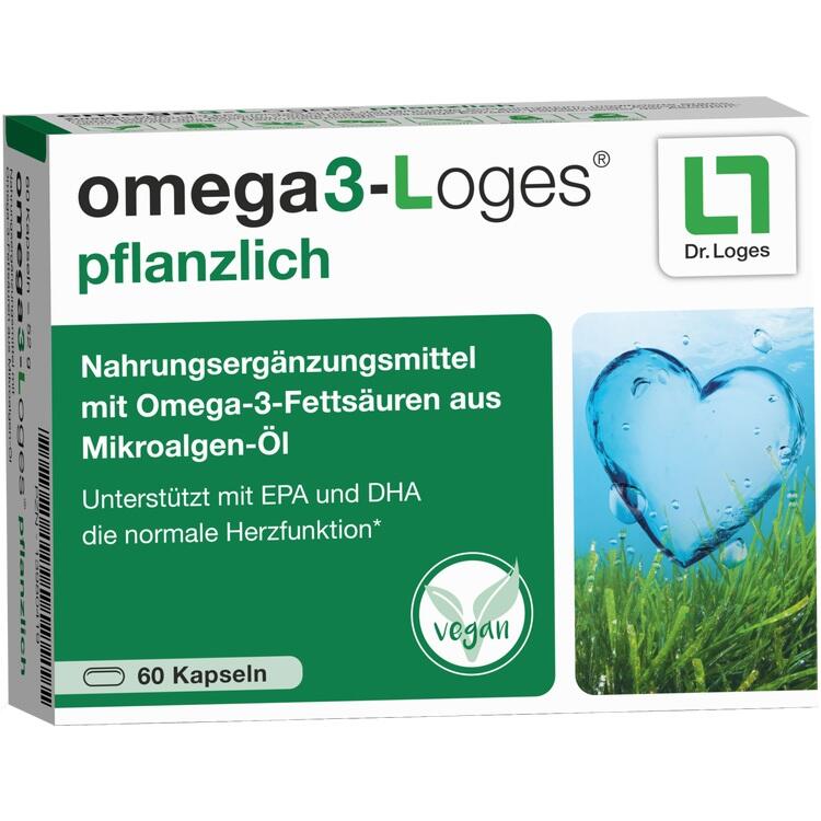 OMEGA3-Loges pflanzlich Kapseln 60 St