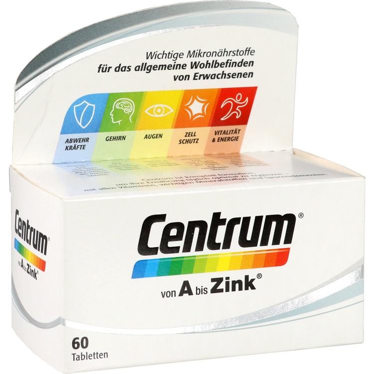 CENTRUM A-Zink Tabletten 60 St