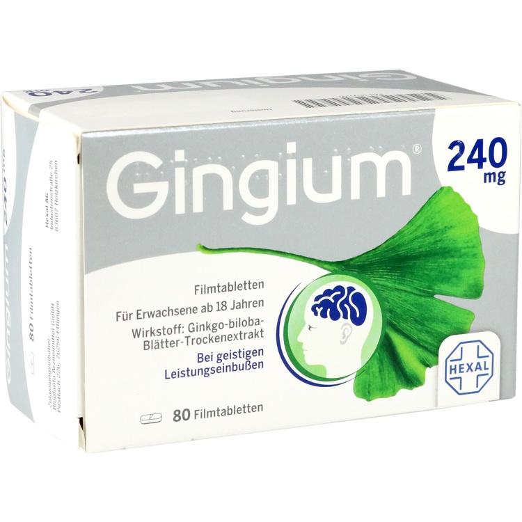 GINGIUM 240 mg Filmtabletten 80 St