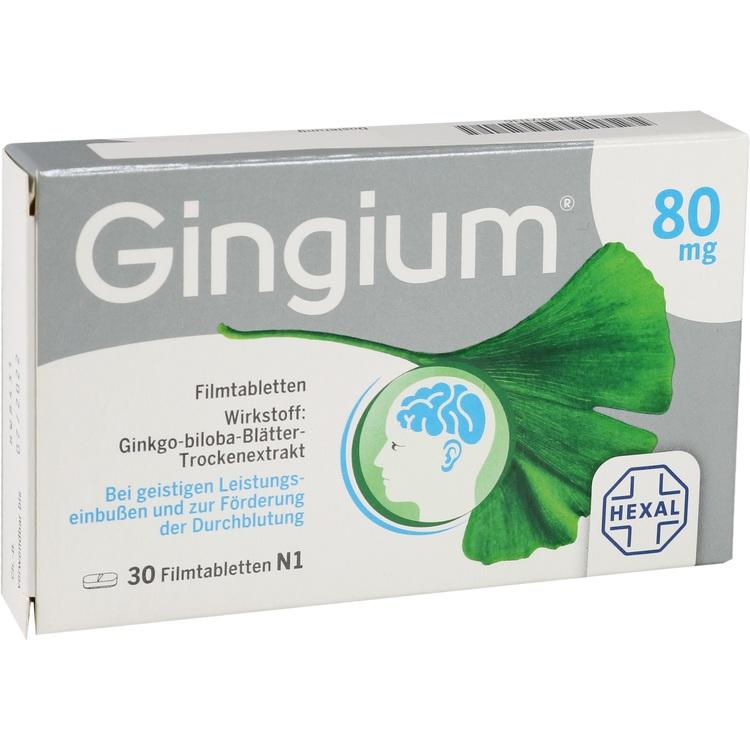 GINGIUM 80 mg Filmtabletten 30 St