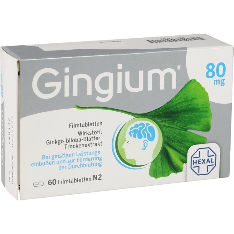 GINGIUM 80 mg Filmtabletten 60 St