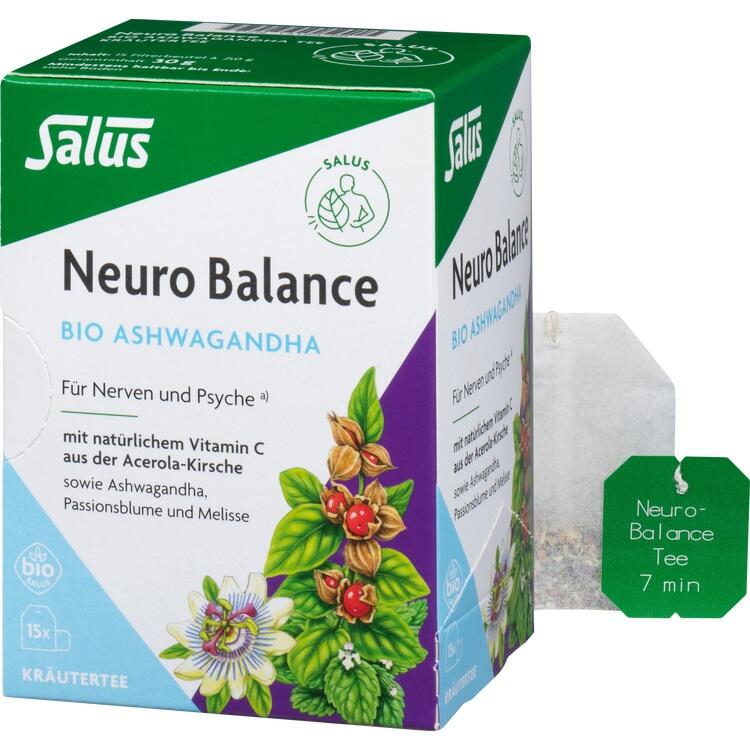 NEURO BALANCE Bio Ashwagandha Tee Salus Filterbtl. 15 St