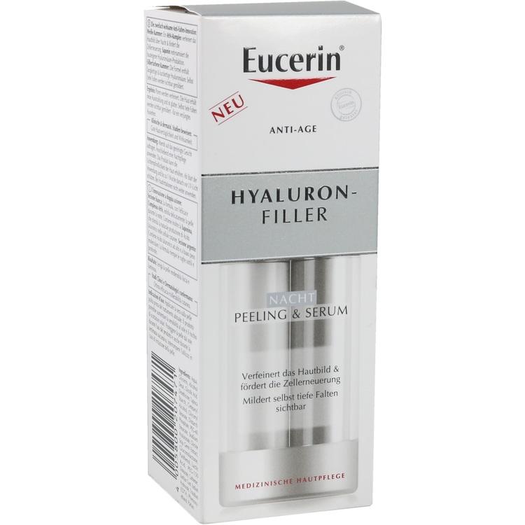 EUCERIN Anti-Age Hyaluron-Filler Nacht Peel.+Serum 30 ml