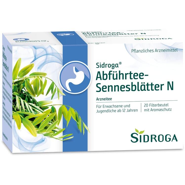 SIDROGA Abführtee-Sennesblätter N Filterbeutel 20X1.0 g