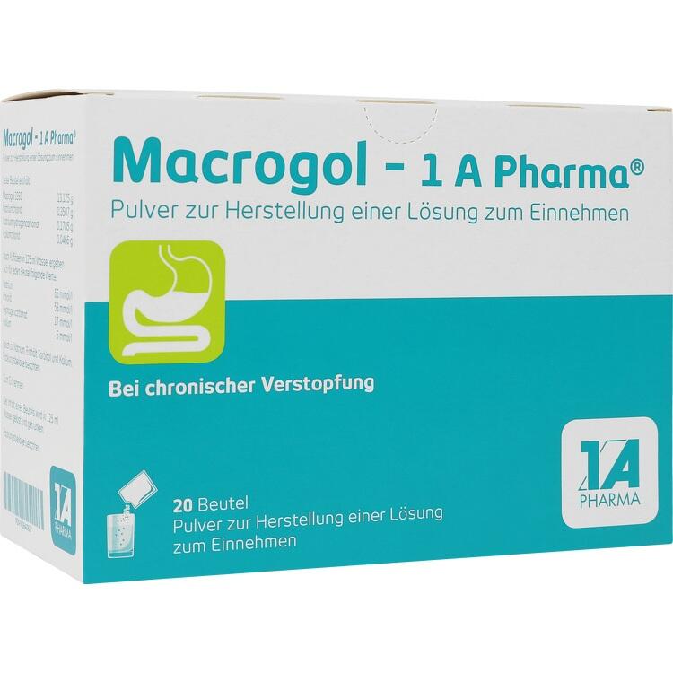 MACROGOL-1A Pharma Plv.z.Her.e.Lsg.z.Einnehmen 20 St