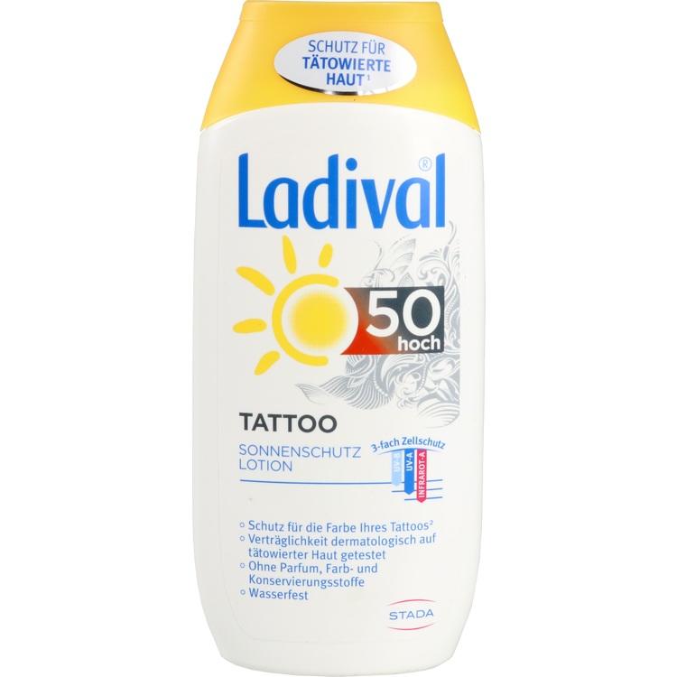 LADIVAL Tattoo Sonnenschutz Lotion LSF 50 200 ml