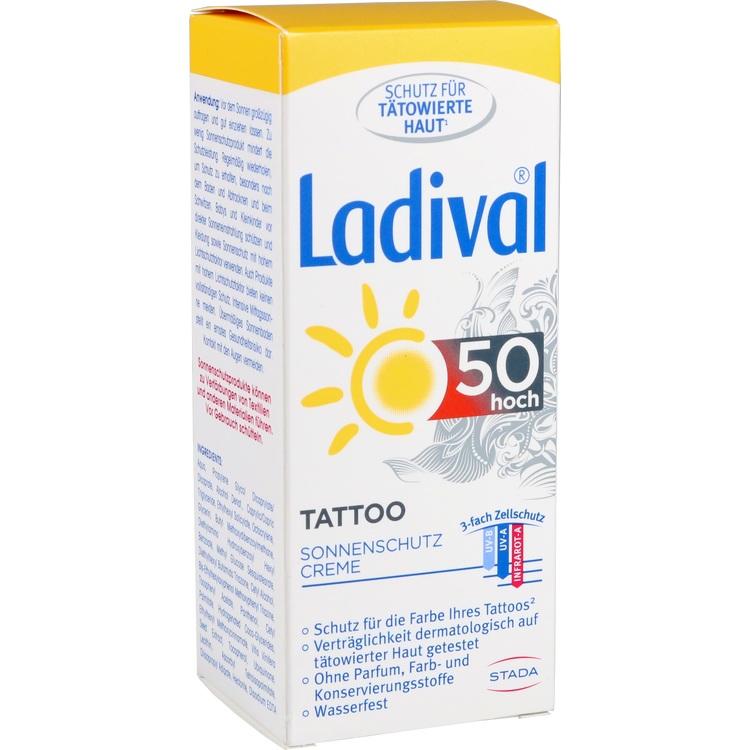 LADIVAL Tattoo Sonnenschutz Creme LSF 50 50 ml