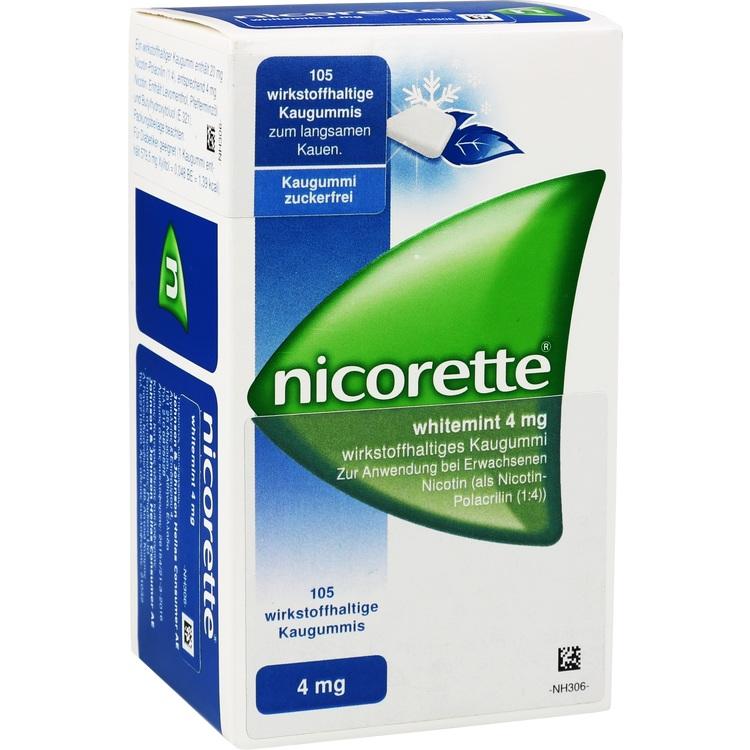 NICORETTE Kaugummi 4 mg whitemint 105 St