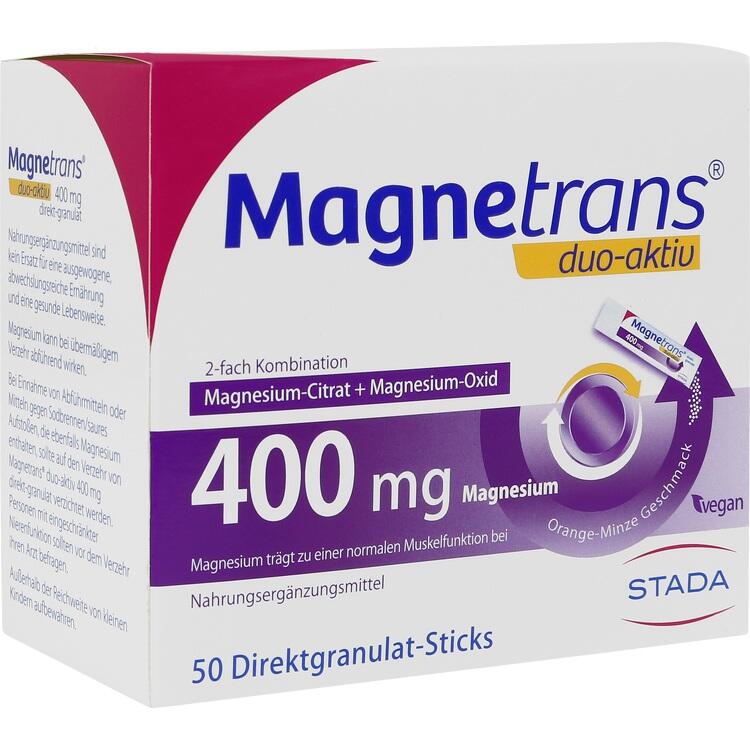 MAGNETRANS duo-aktiv 400 mg Sticks 50 St