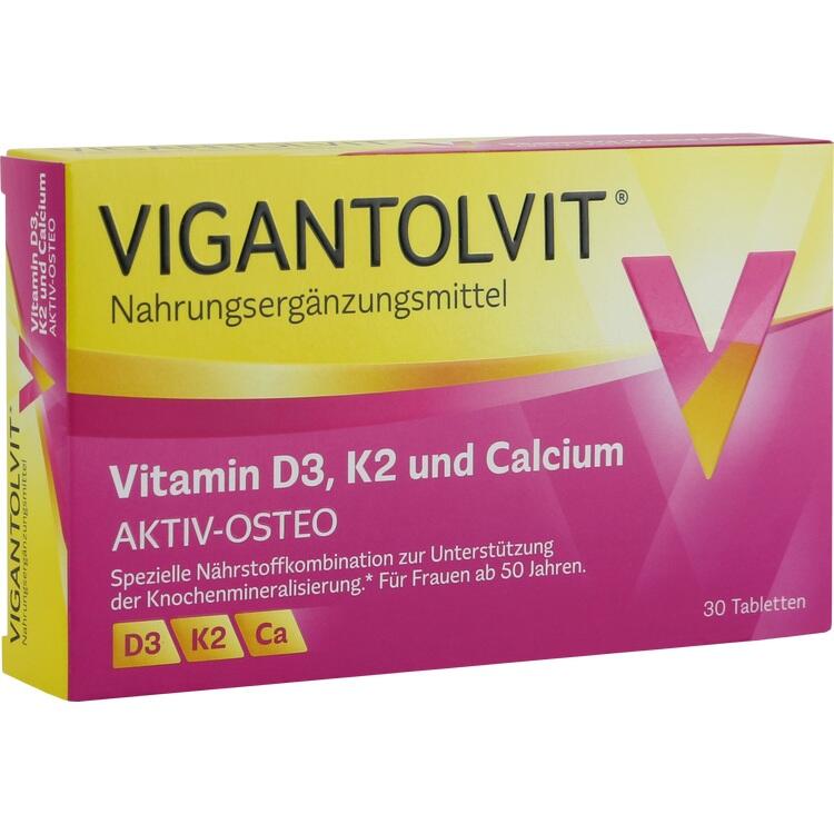 VIGANTOLVIT Vitamin D3 K2 Calcium Filmtabletten 30 St