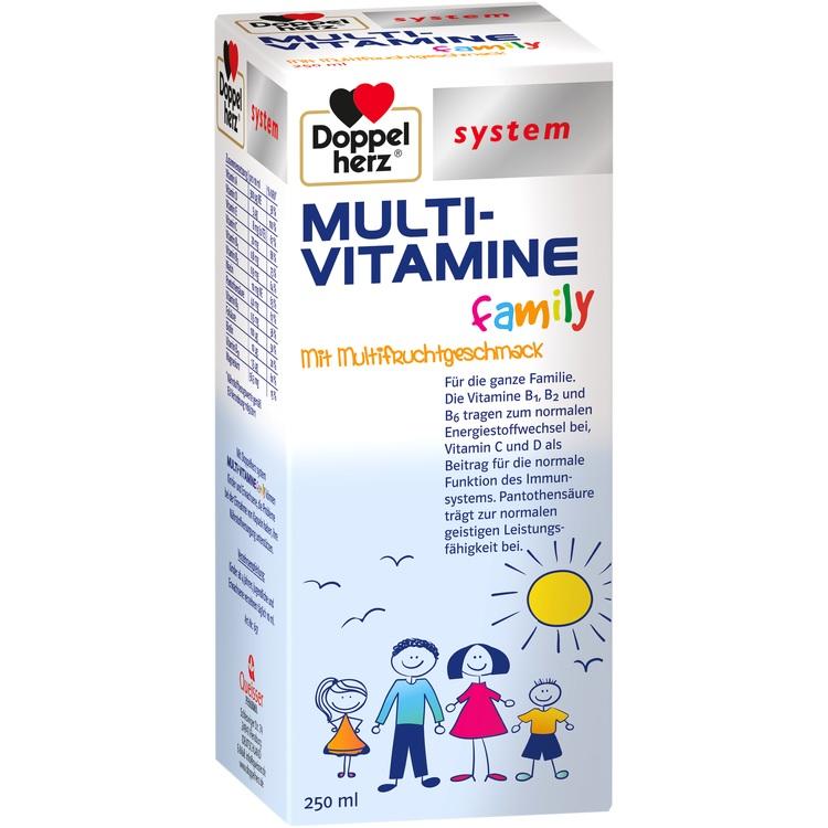 DOPPELHERZ Multi-Vitamine flüssig family system 250 ml