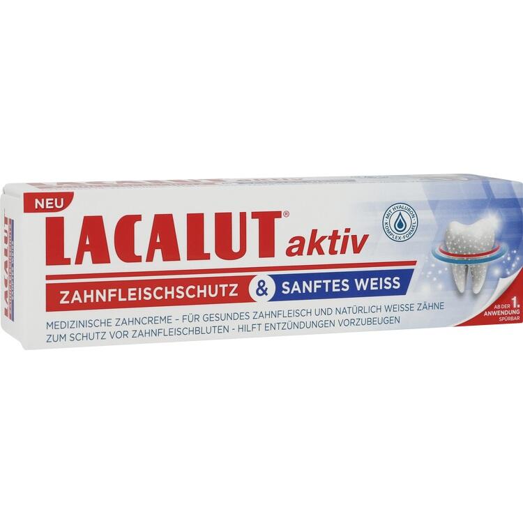 LACALUT aktiv Zahnfleischschutz & sanftes Weiß 75 ml