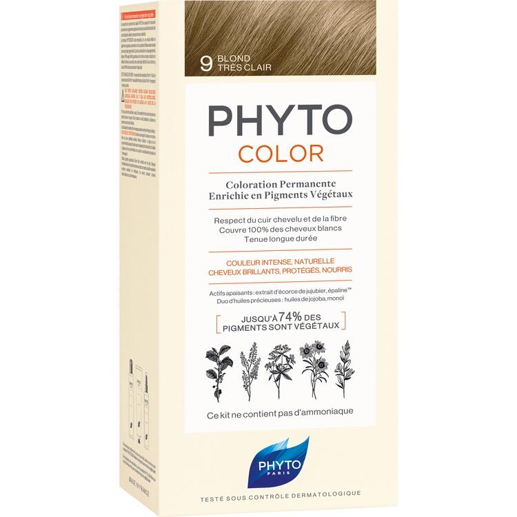 PHYTOCOLOR 9 sehr helles blond ohne Ammoniak 1 St