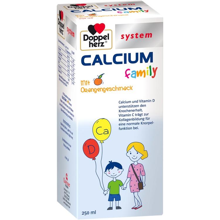 DOPPELHERZ Calcium flüssig family system 250 ml