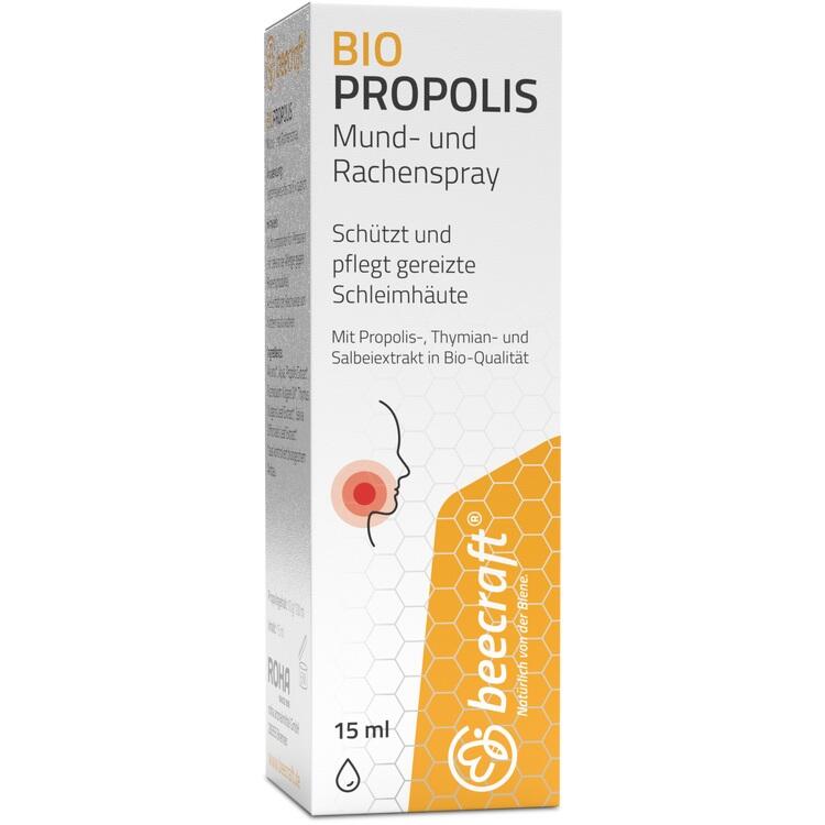 BEECRAFT Propolis Mund- und Rachenspray 15 ml