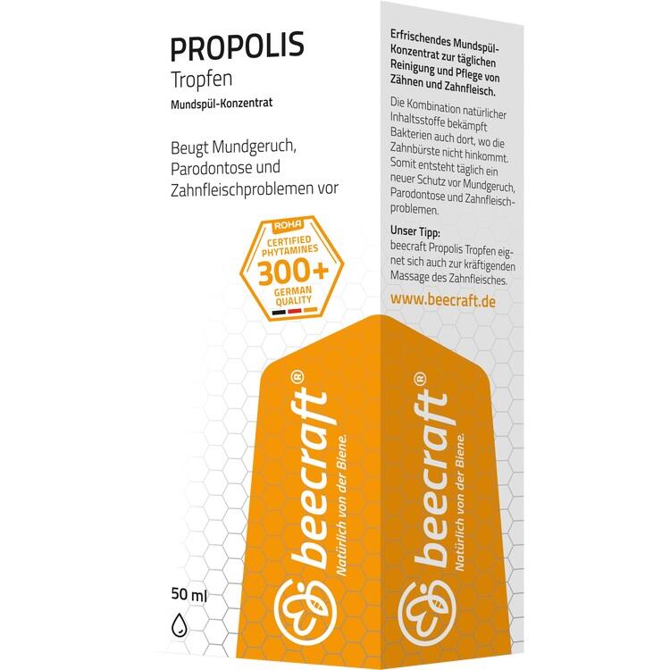 BEECRAFT Propolis Tropfen Mundspül-Konzentrat 50 ml