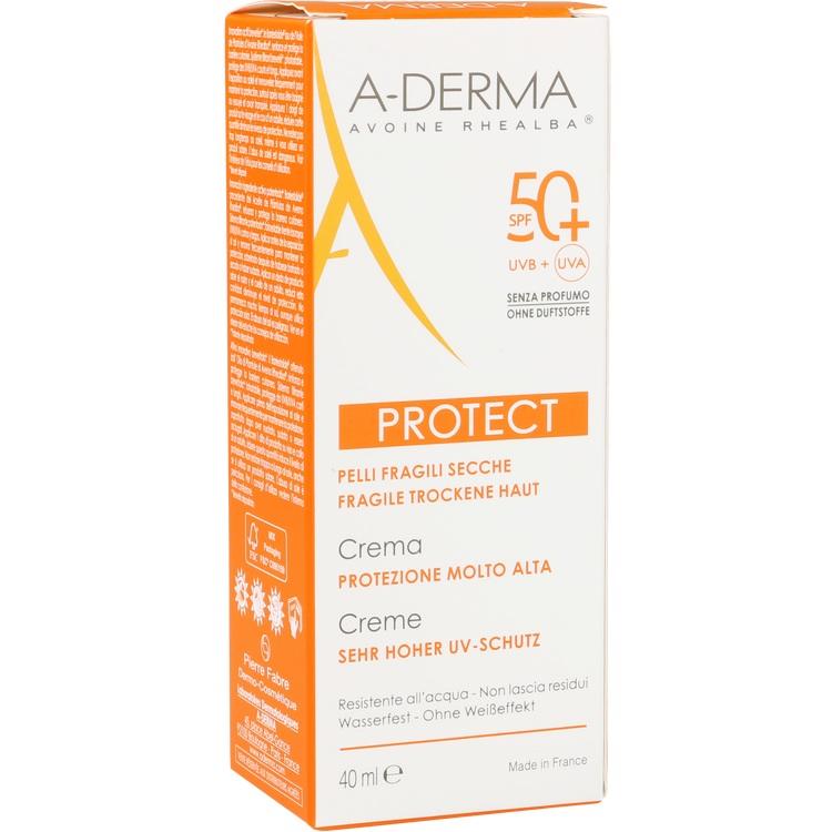 A-DERMA PROTECT SPF 50+ Creme o.Duftstoffe 40 ml