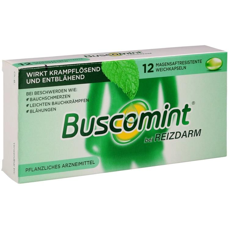 BUSCOMINT bei Reizdarm 0,2 ml magensaftr.Weichkps. 12 St